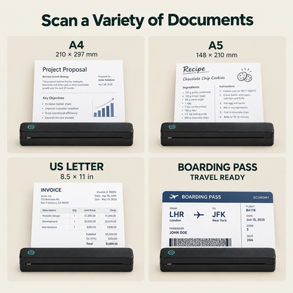 Inkless Portable Printer